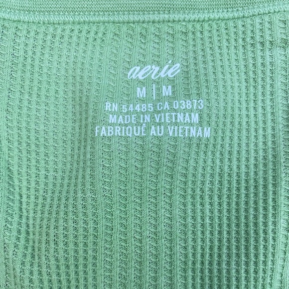 NWT AERIE No BS Tank Top Light Green Women’s Medium - Picture 4 of 5
